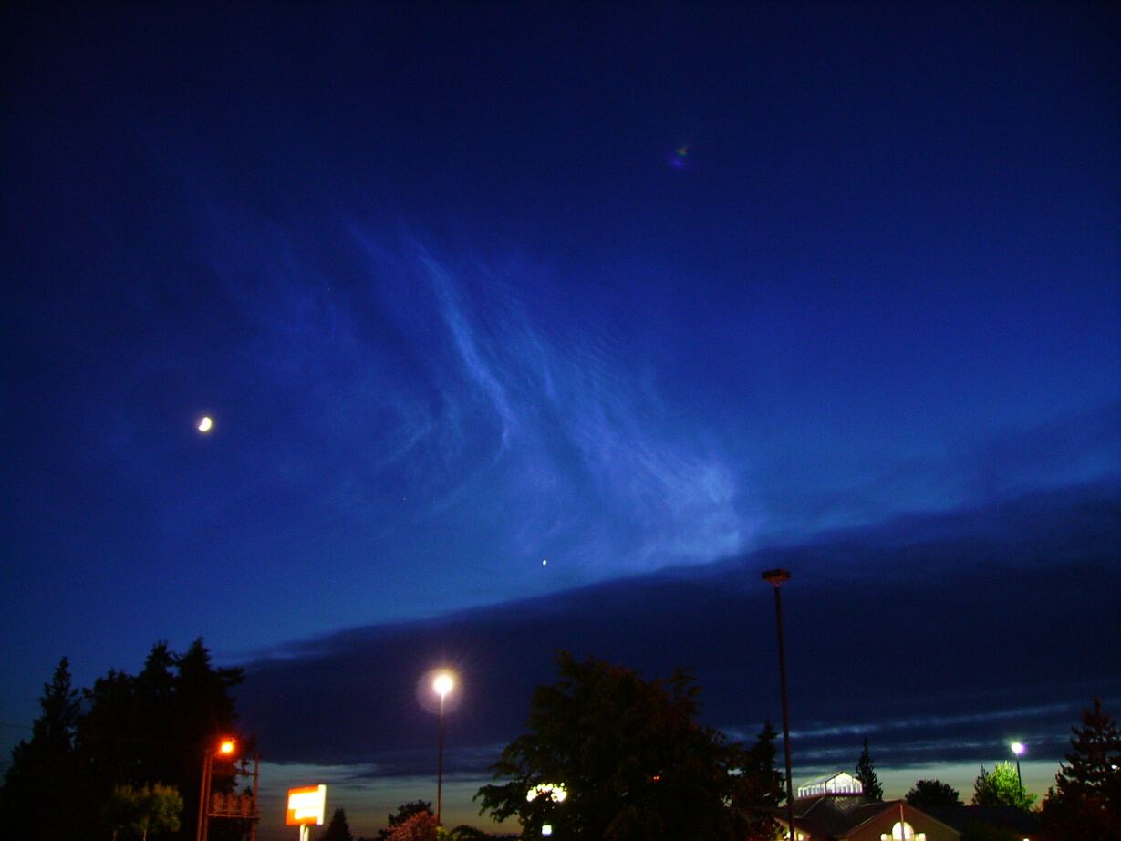 noctilucent clouds