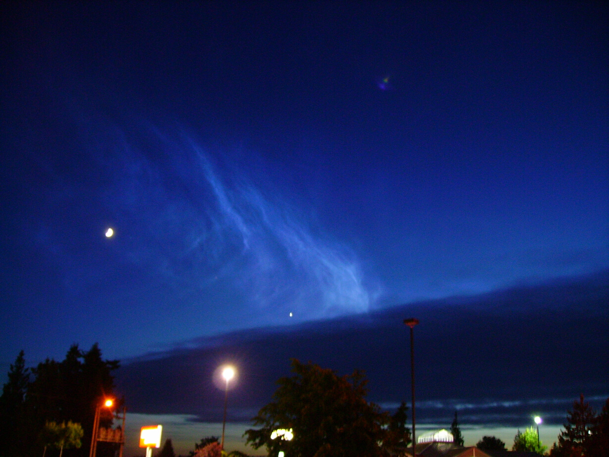 noctilucent clouds