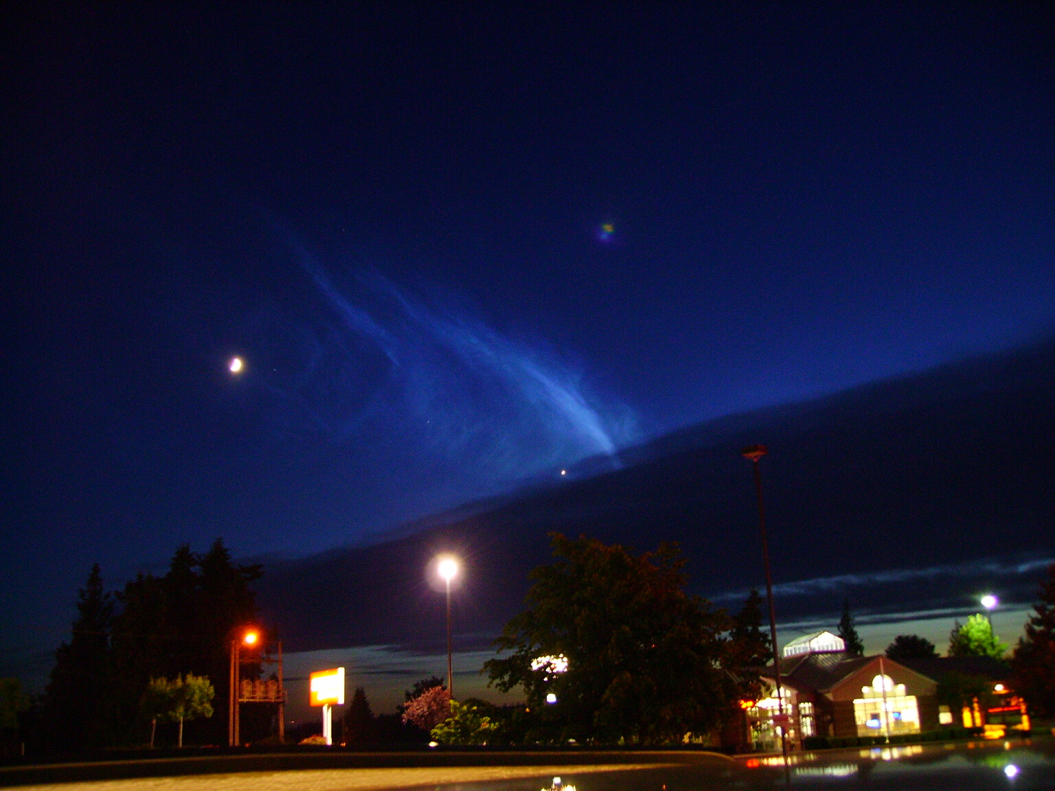 noctilucent clouds